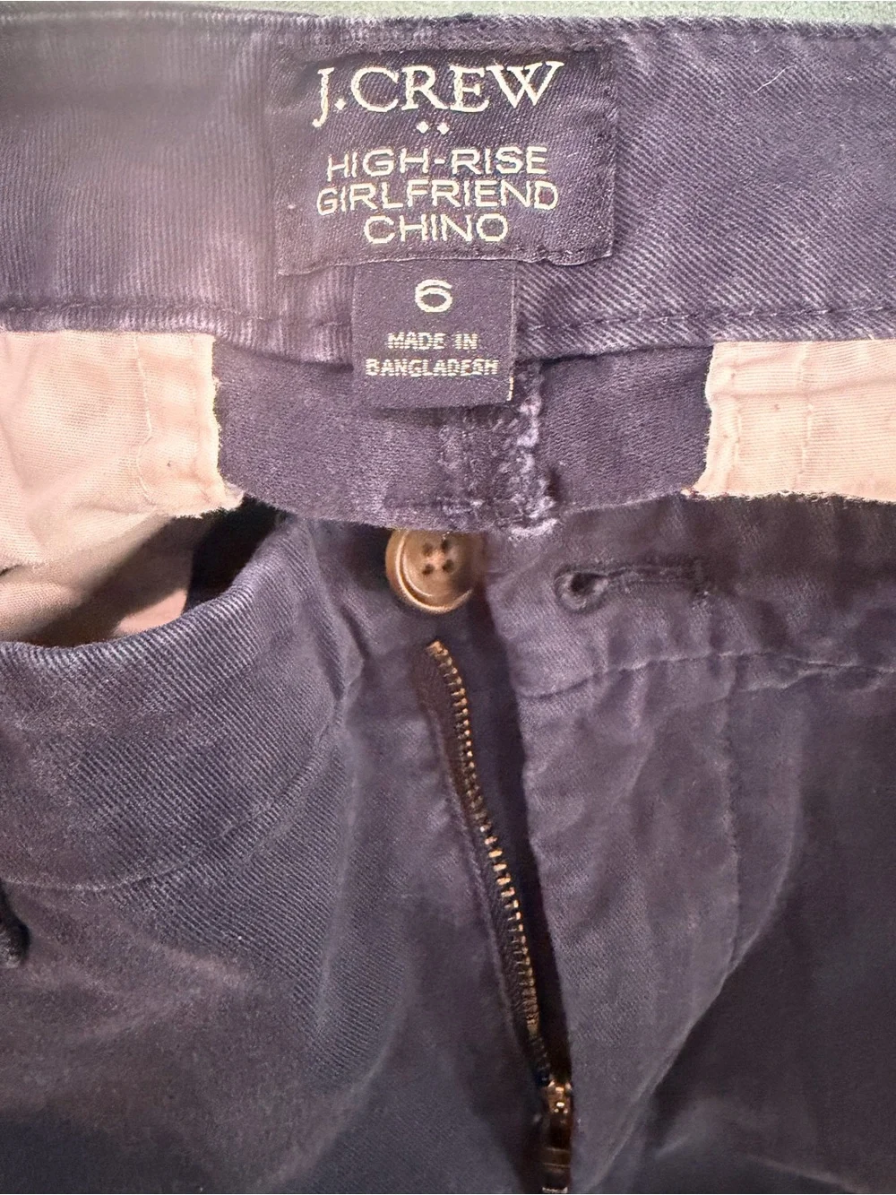 J. Crew Dark Navy Chino Pants